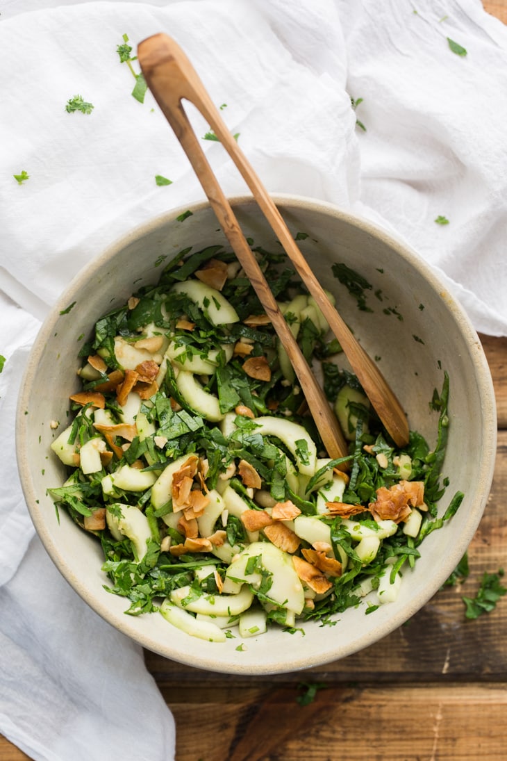 Cucumber Satay Crunch Salad