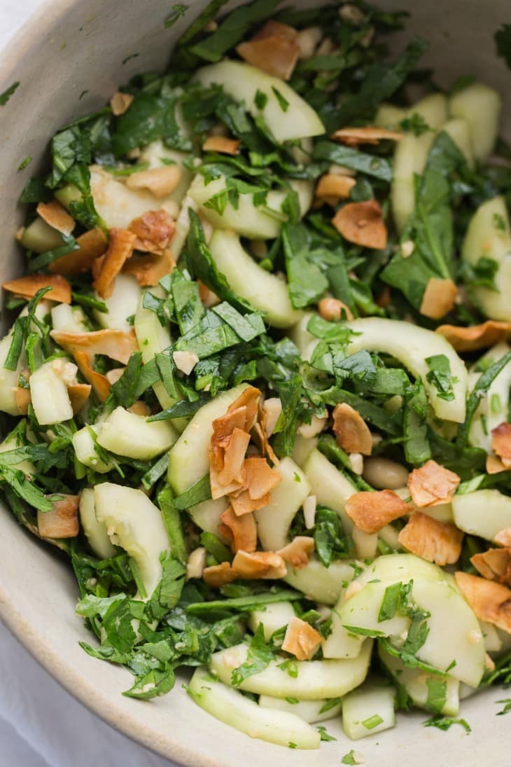 Cucumber Satay Crunch Salad