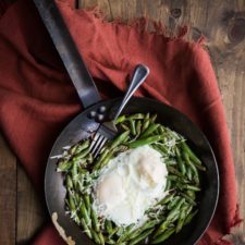 Egg and Blistered Green Bean Skillet
