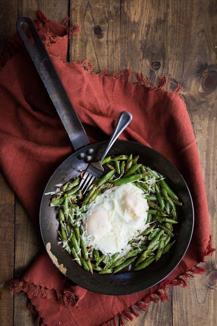 Egg and Green Bean Skillet | @naturallyella