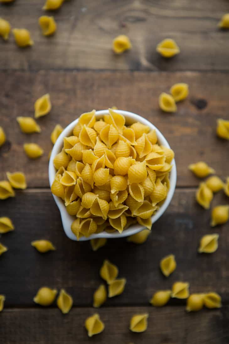 Quinoa Shell Pasta | @naturallyella