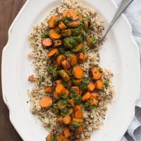 Grilled Carrots with Chermoula