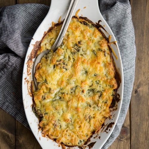 Gouda And Spinach Shells And Cheese 