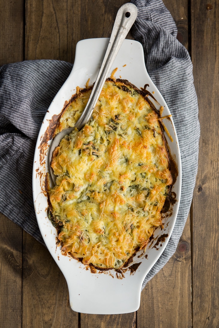 Gouda and Spinach Shells and Cheese