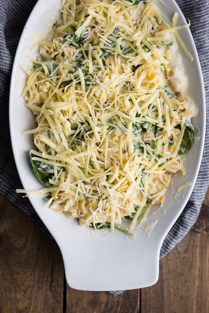 Gouda and Spinach Mac and Cheese  | @naturallyella