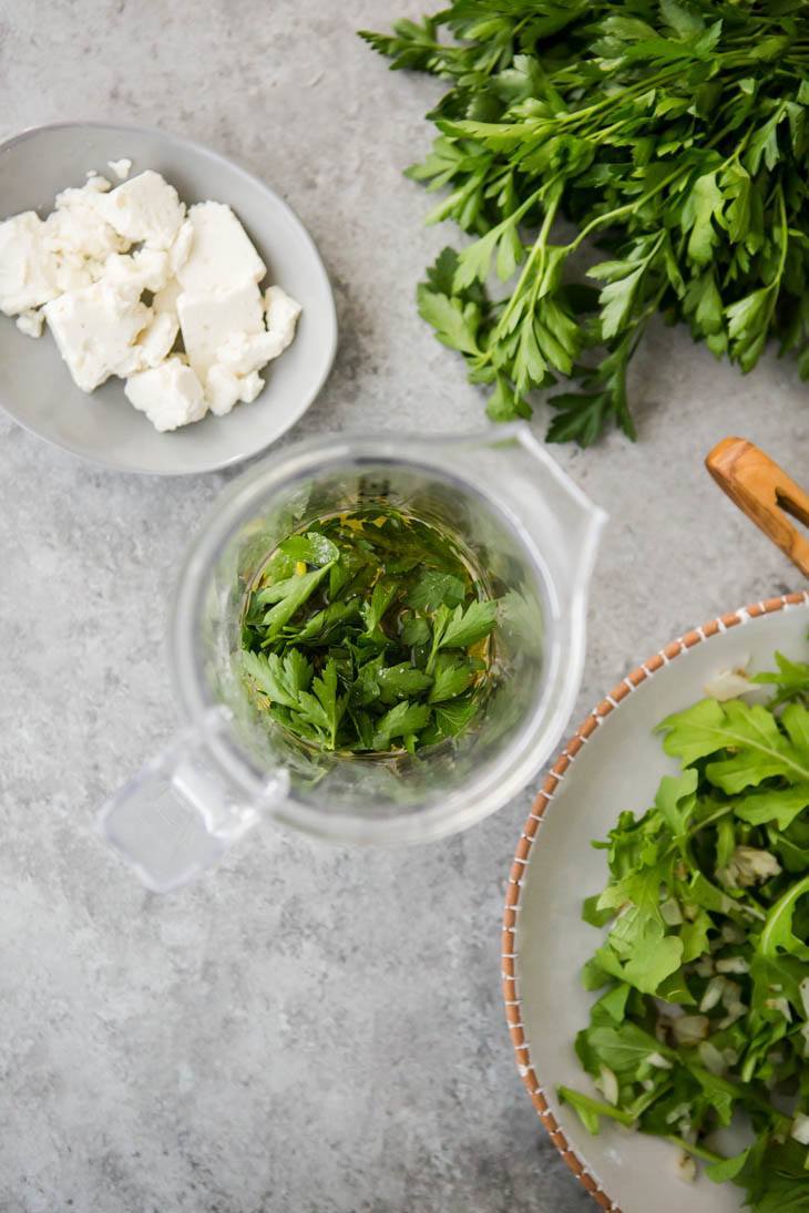 Parsley Dressing | http://naturallyella.com