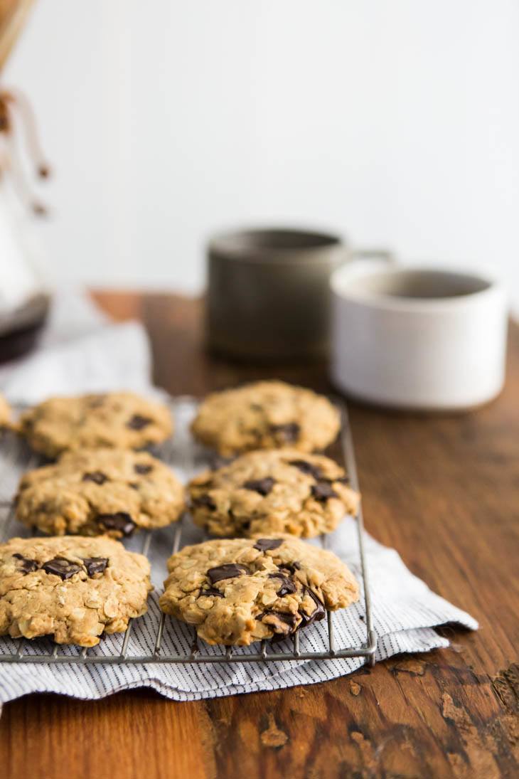 Peanut Butter Oatmeal M&M Cookies - Alpine Ella