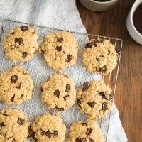 Peanut Butter Oatmeal Cookies with Chocolate Chips