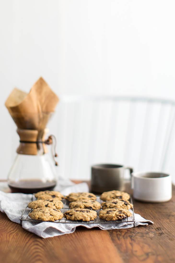 Chocolate Chip Peanut Butter Oatmeal Cookies