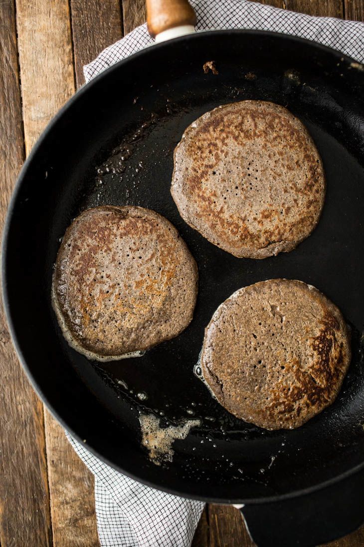 Buckwheat Pancakes | http://naturallyella.com