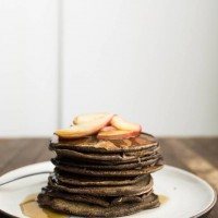 Gluten-Free Buttermilk Buckwheat Pancakes | http://naturallyella.com
