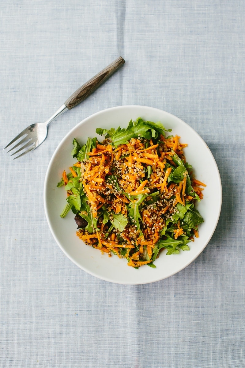 Ginger Carrot Salad with Quinoa