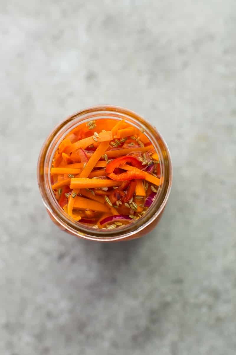 Pickled Carrots | http://naturallyella.com