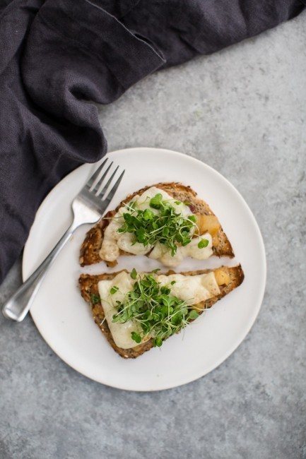 Pear Chutney Cheese Toast