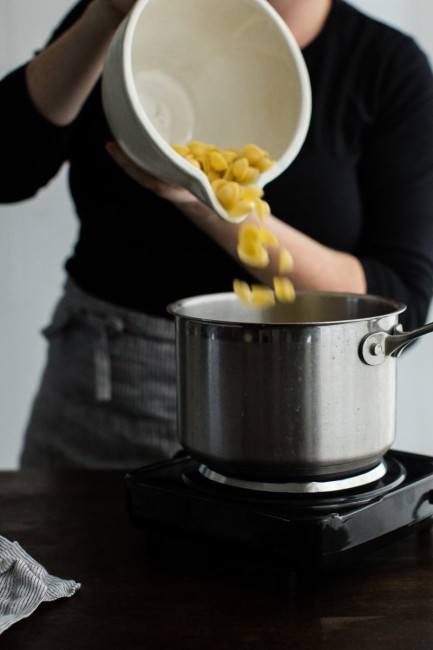 cooking pasta