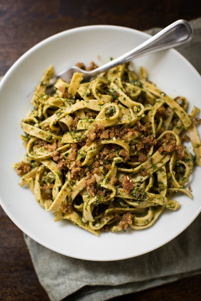 Olive Pesto Pasta