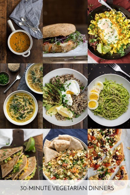 30-Minute Vegetarian Dinners