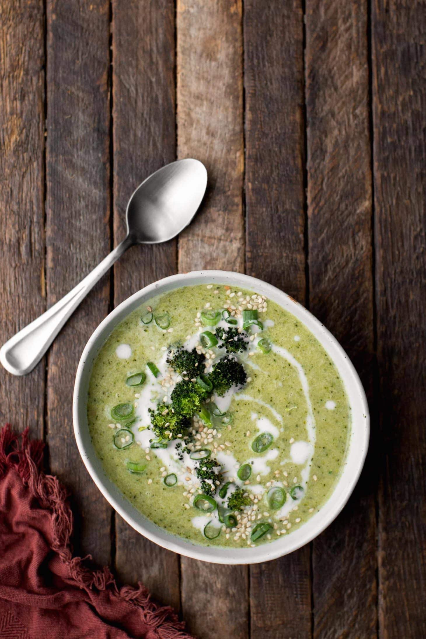 Broccoli Soup with Ginger