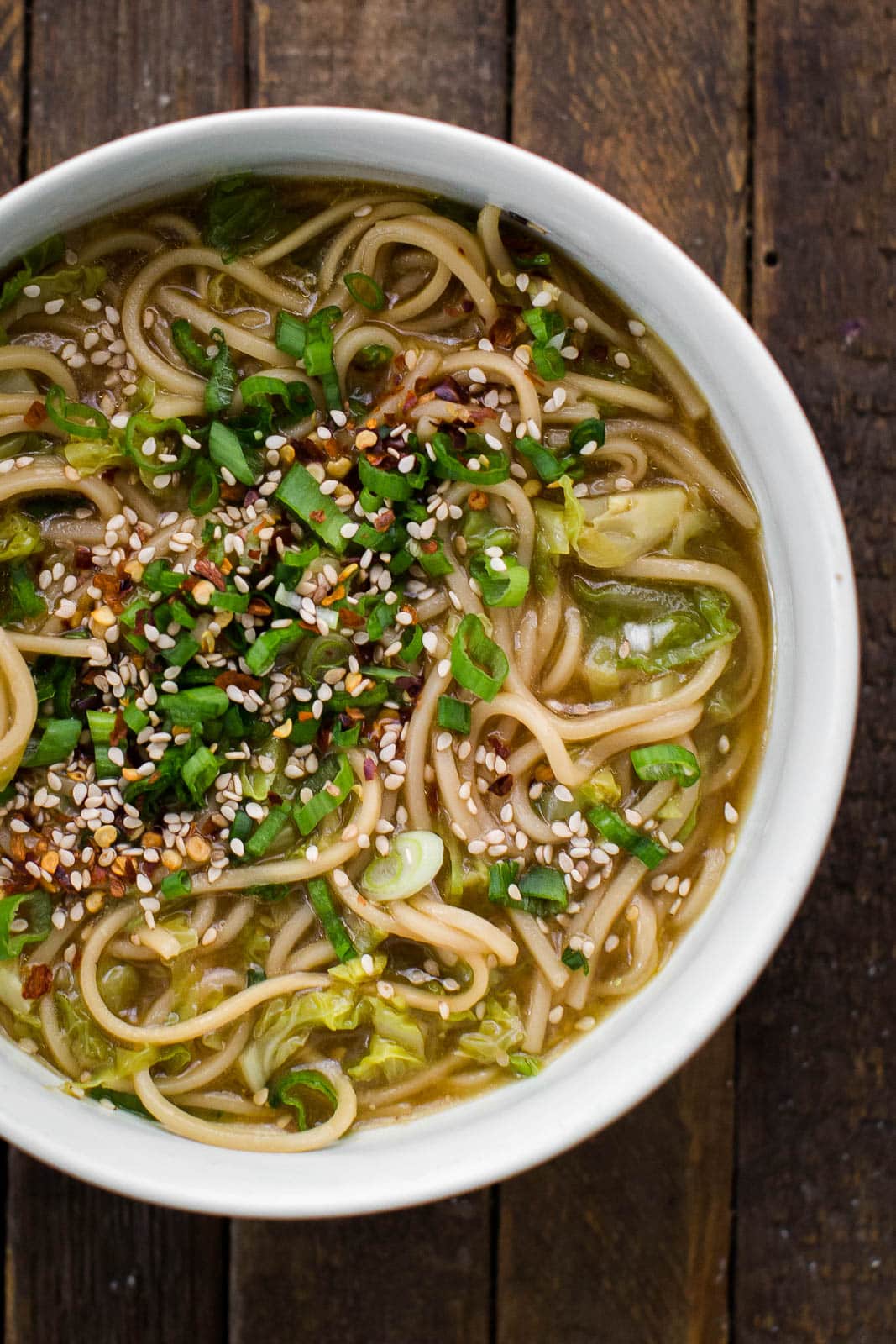 Cabbage Ginger Noodles