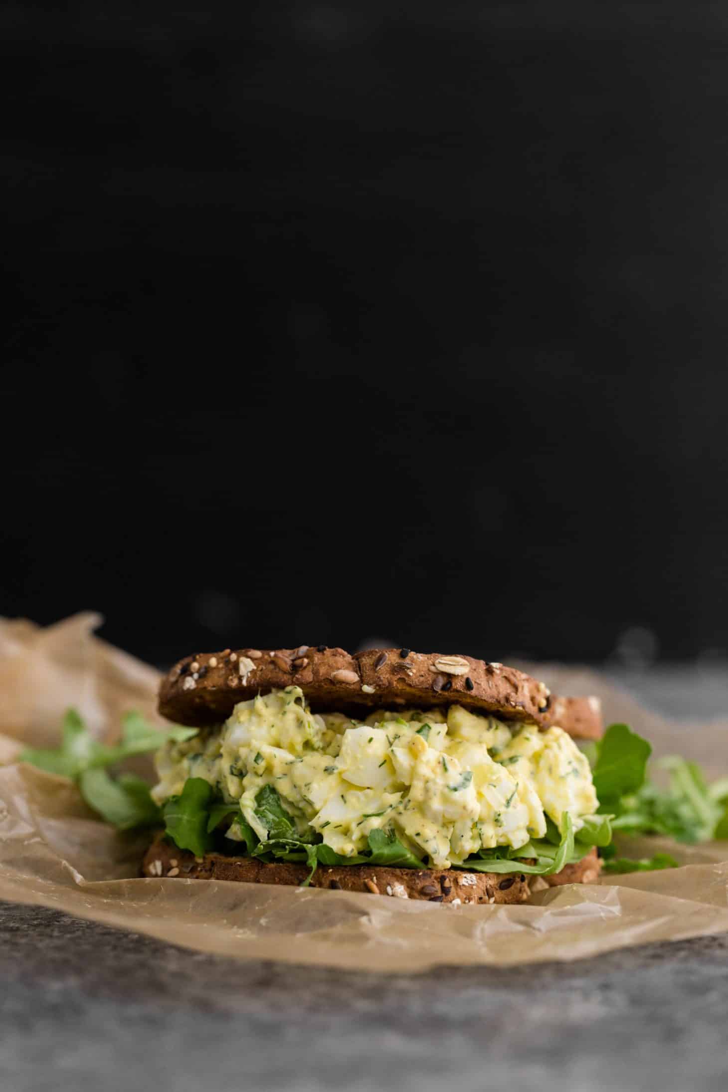 Easy Egg Salad Sandwich with Herbs