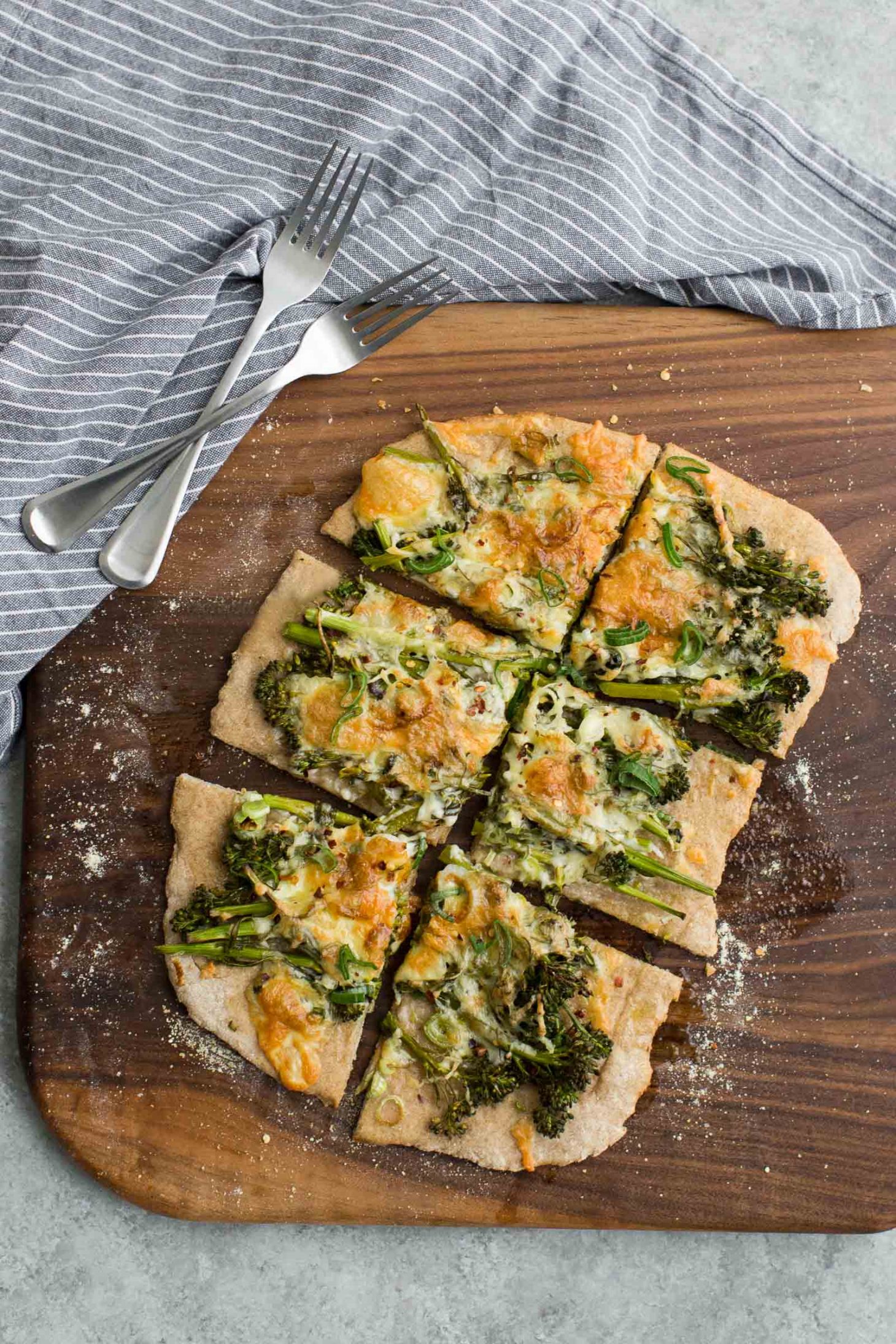 Broccolini Flatbread