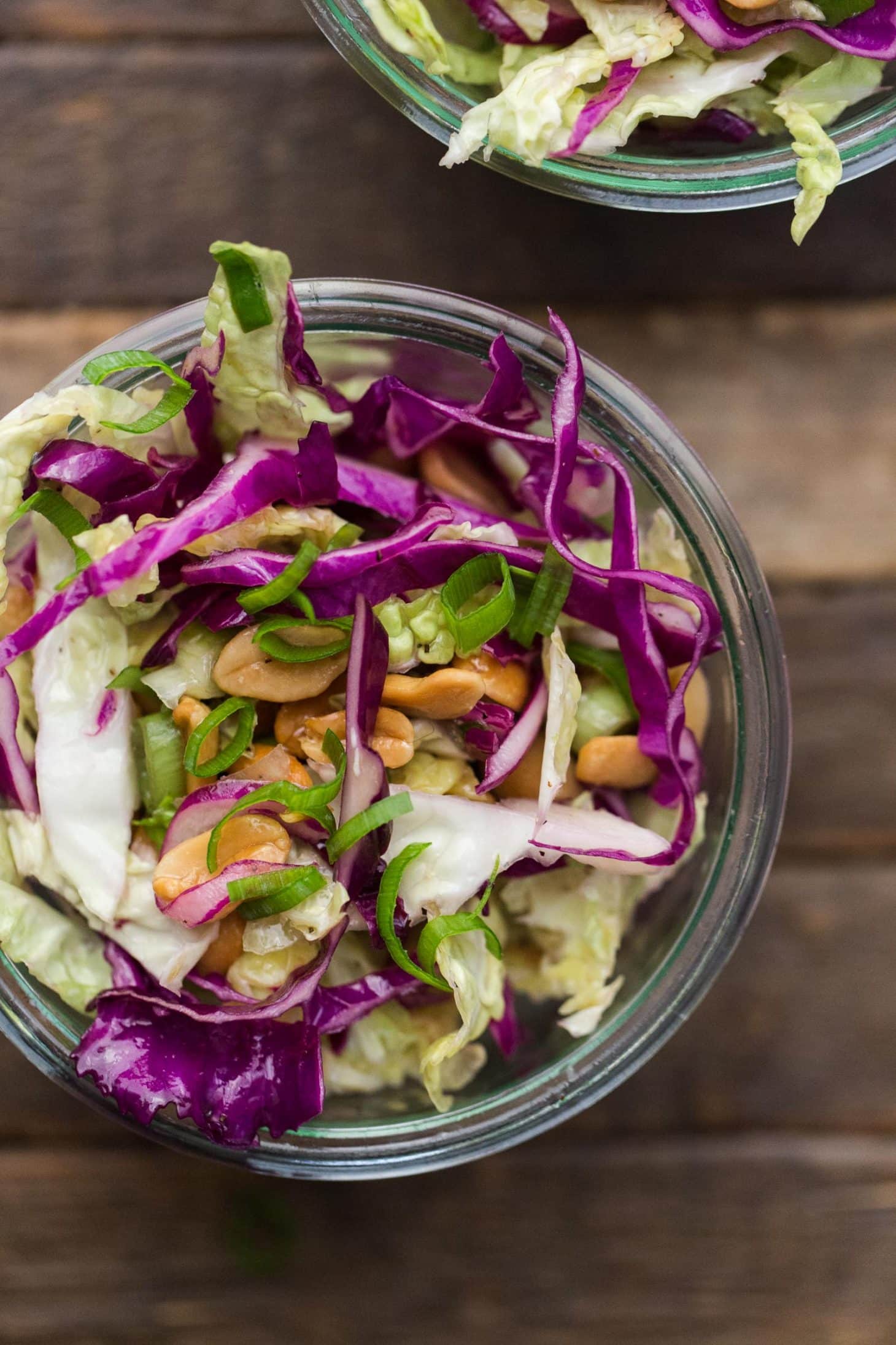 Cabbage Salad with Peanuts | Vegetarian Picnic Recipes