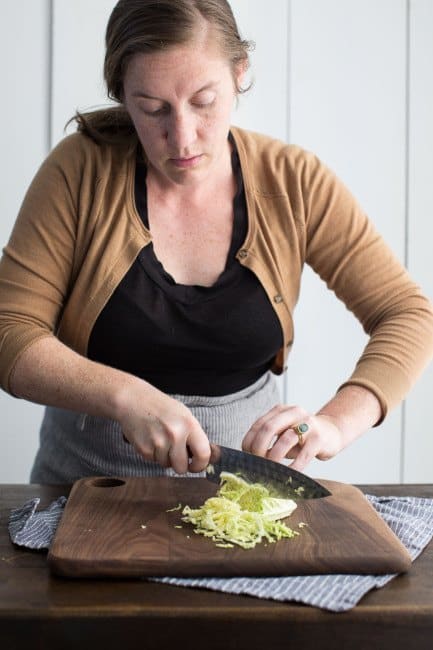 Shredding Cabbage