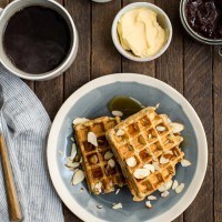 Vegan Carrot Waffles from the Love and Lemons Cookbook