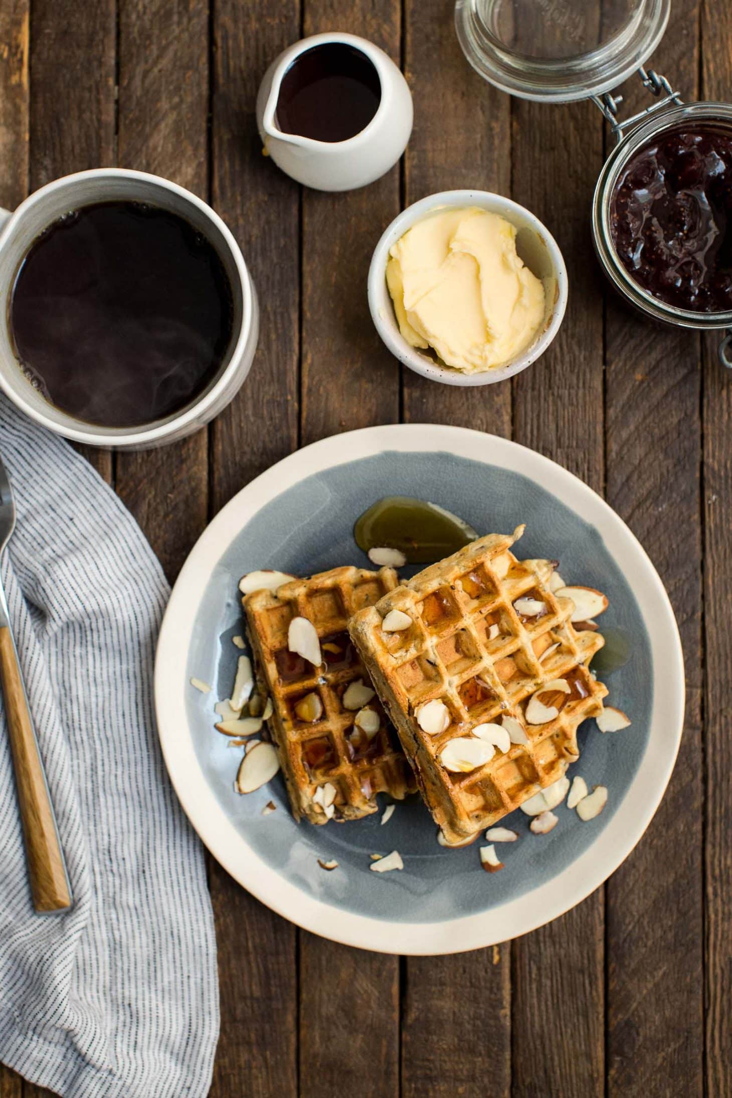 Vegan Carrot Waffles from the Love and Lemons Cookbook