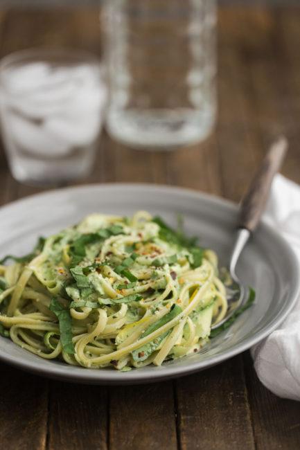 Summer Squash Pasta with Yogurt Sauce | @naturallyella