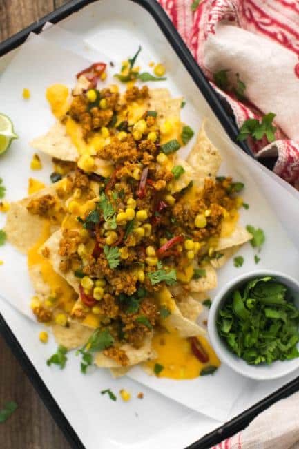 Chorizo-Spiced Vegetarian Nachos