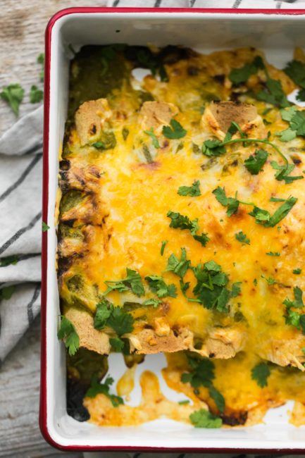 Enchiladas Verdes | @naturallyella