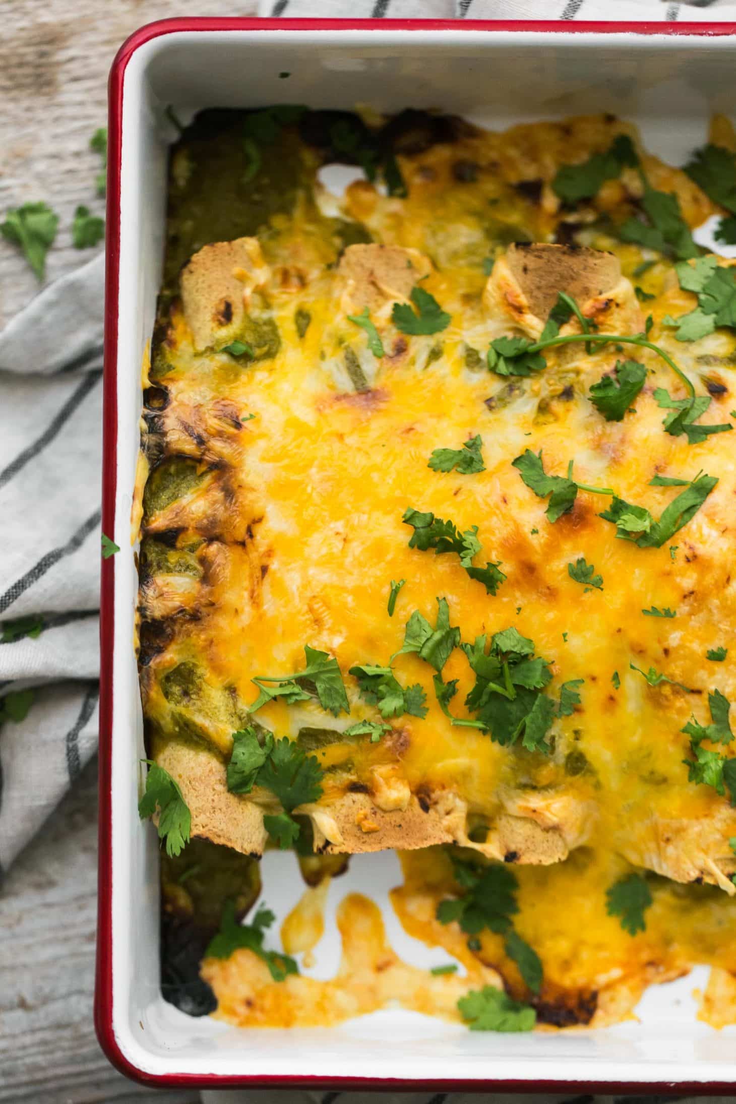 Enchiladas Verdes | @naturallyella