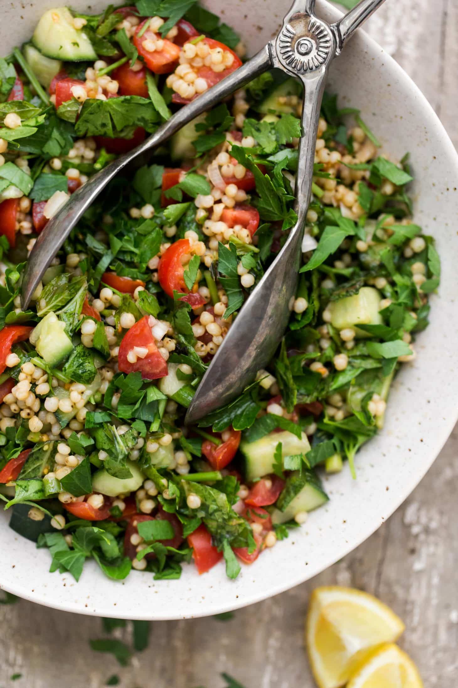 Hearty Sorghum Tabouli | @naturallyella