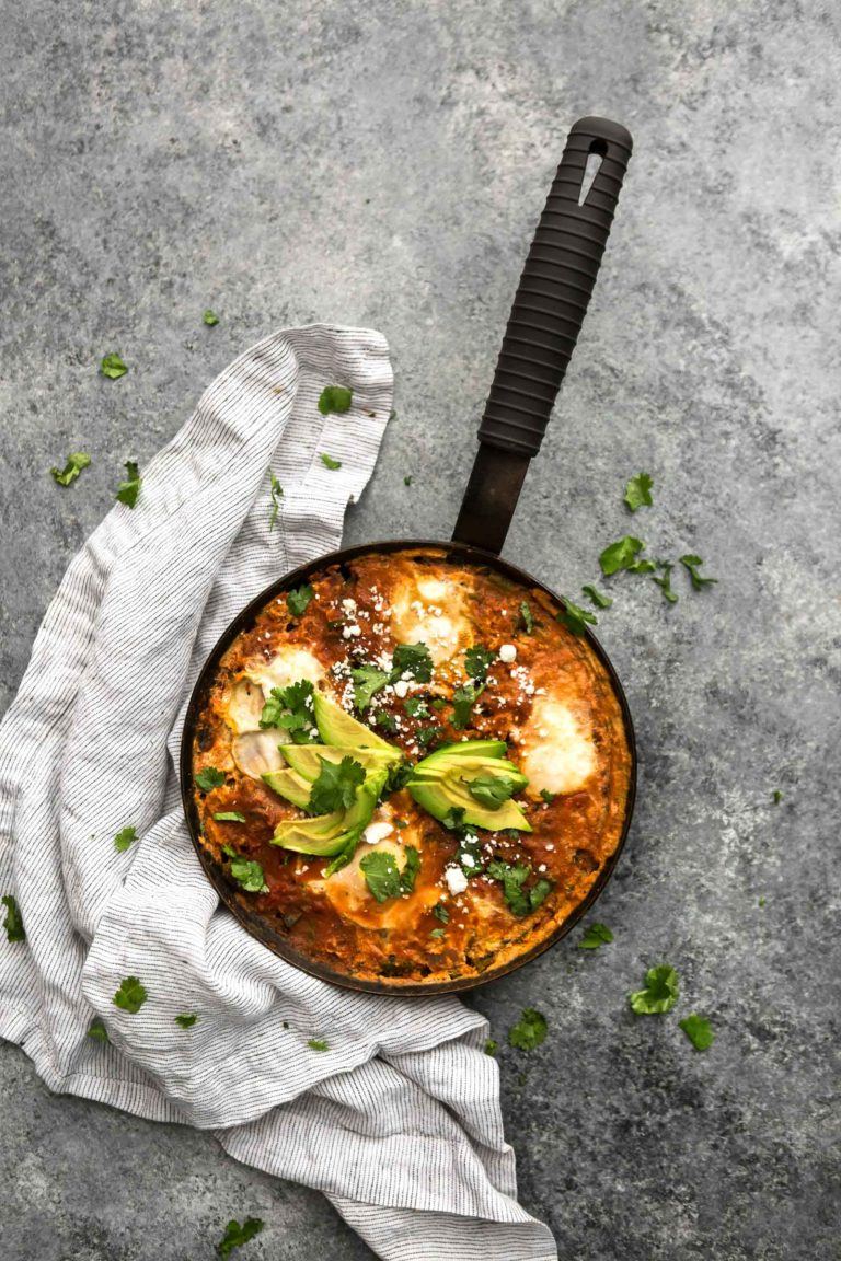 Enchilada Skillet with Eggs Naturally Ella