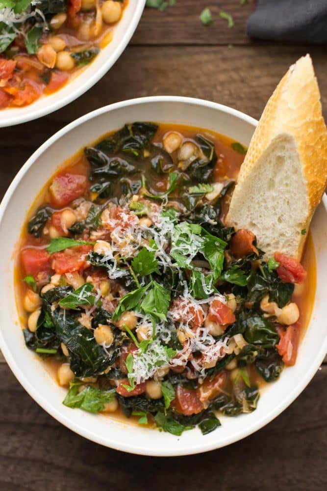 Kale and Chickpea Stew | @naturallyella