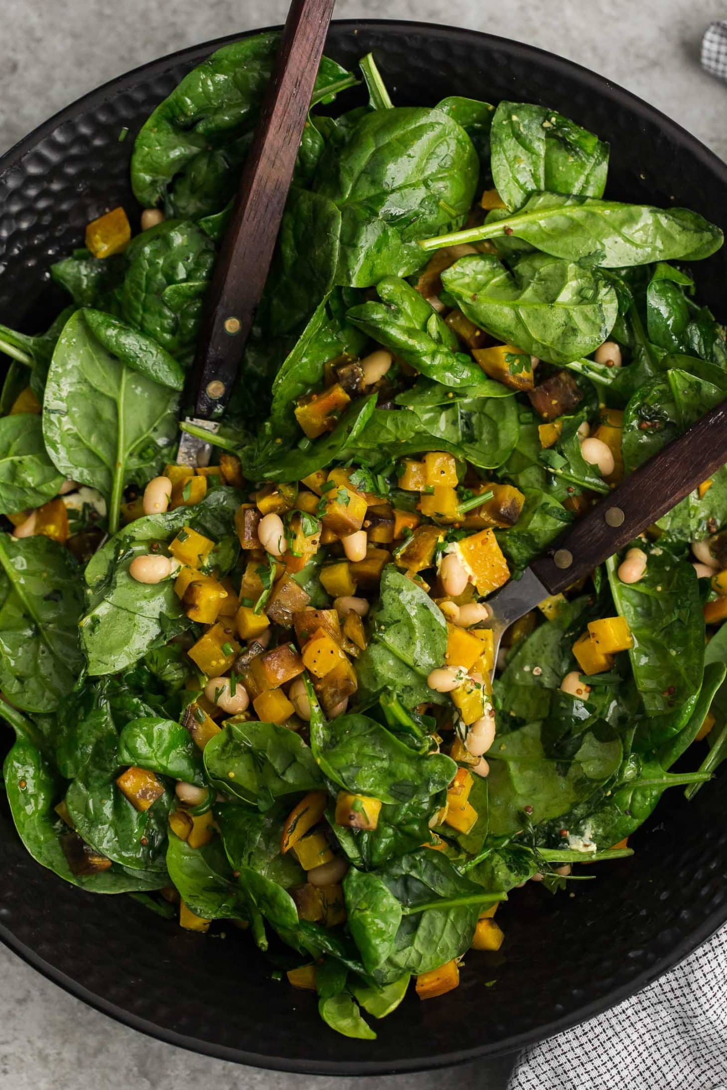 Roasted Beet Salad with Herbs and Greens | @naturallyella
