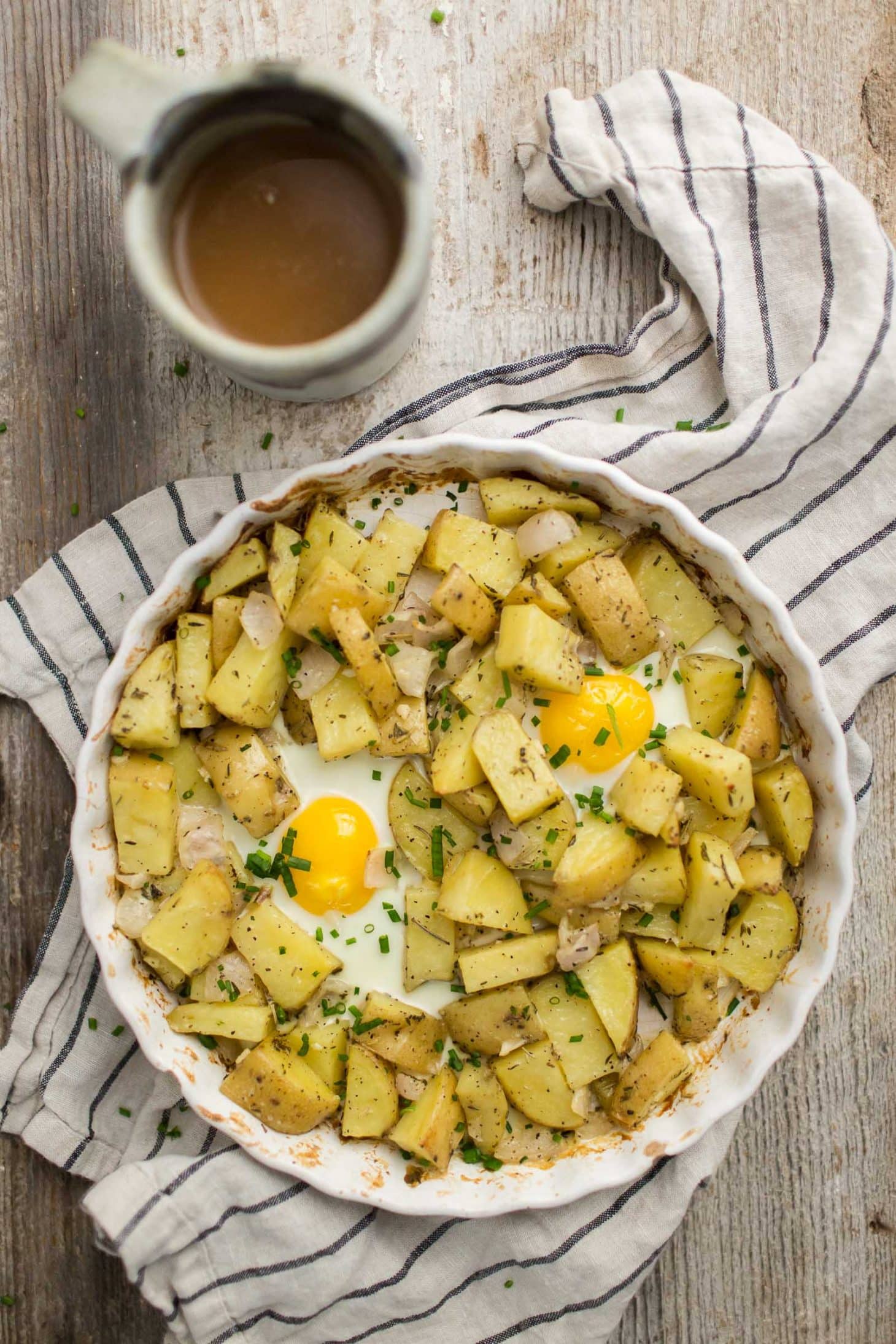 Rosemary Potato Egg Bake | @naturallyella