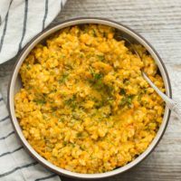 Baked Barley Risotto with Carrots | @naturalyella