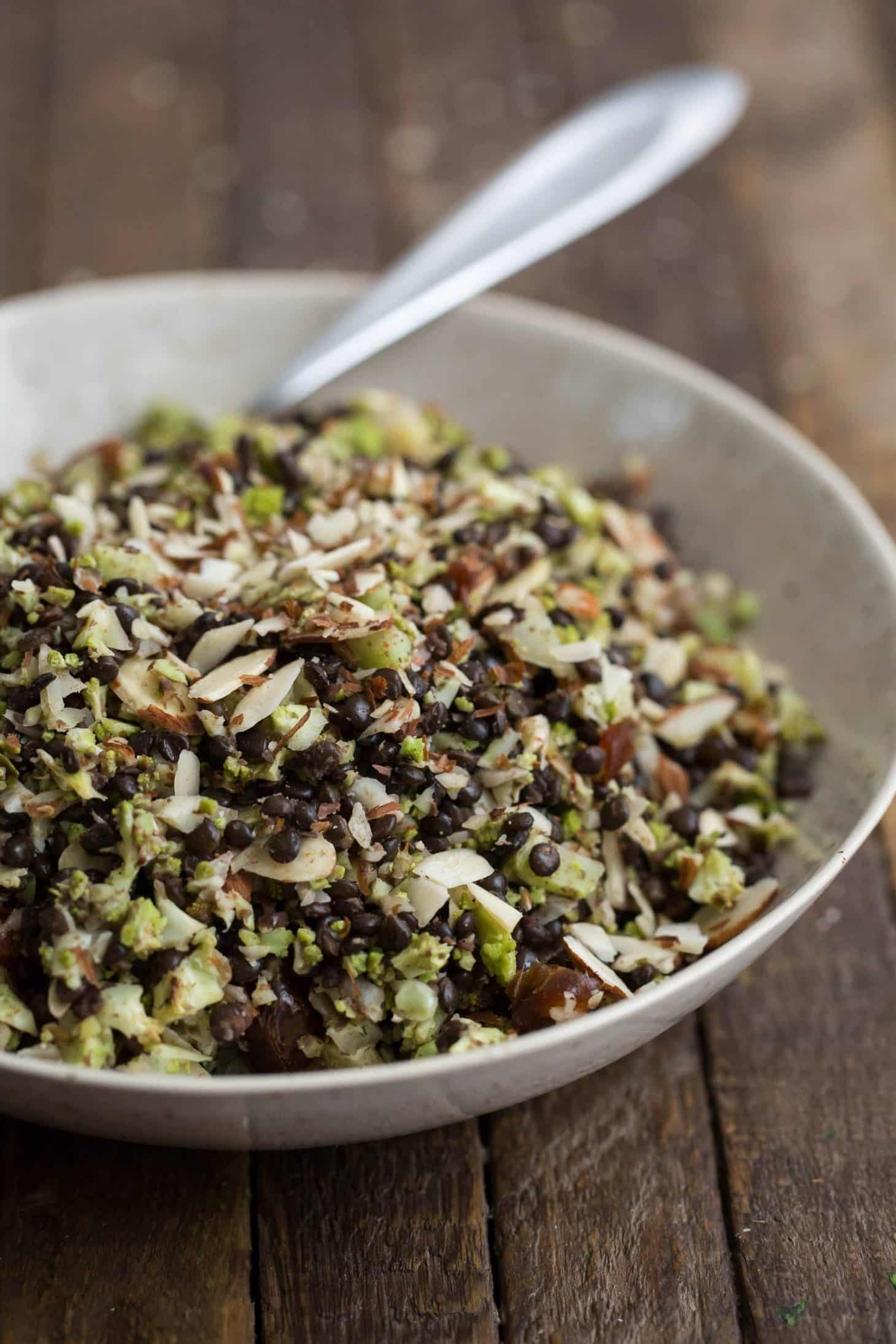 Romanesco Black Lentil Pilaf | @naturallyella