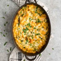 Sweet Potato Mac and Cheese with Spinach