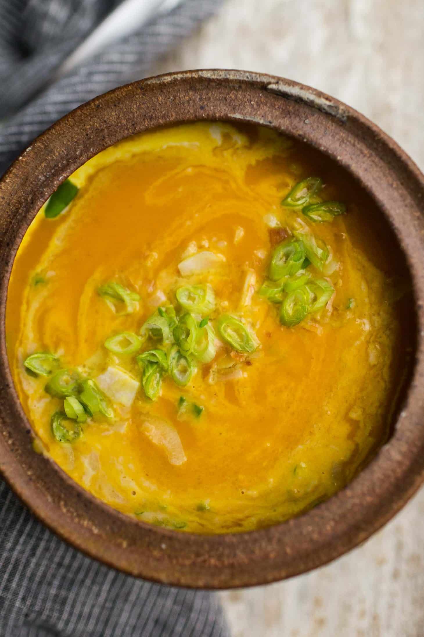 Turmeric Sweet Potato Soup with Coconut and Coriander | 30 Minute Vegetarian Dinners
