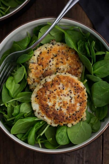 Quinoa Potato Cakes | @naturallyella