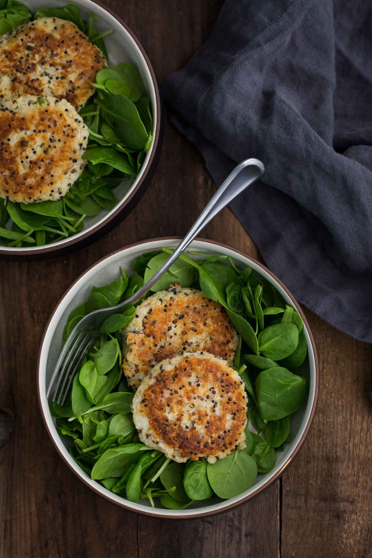 Easy Potato Cakes with Quinoa | @naturallyella