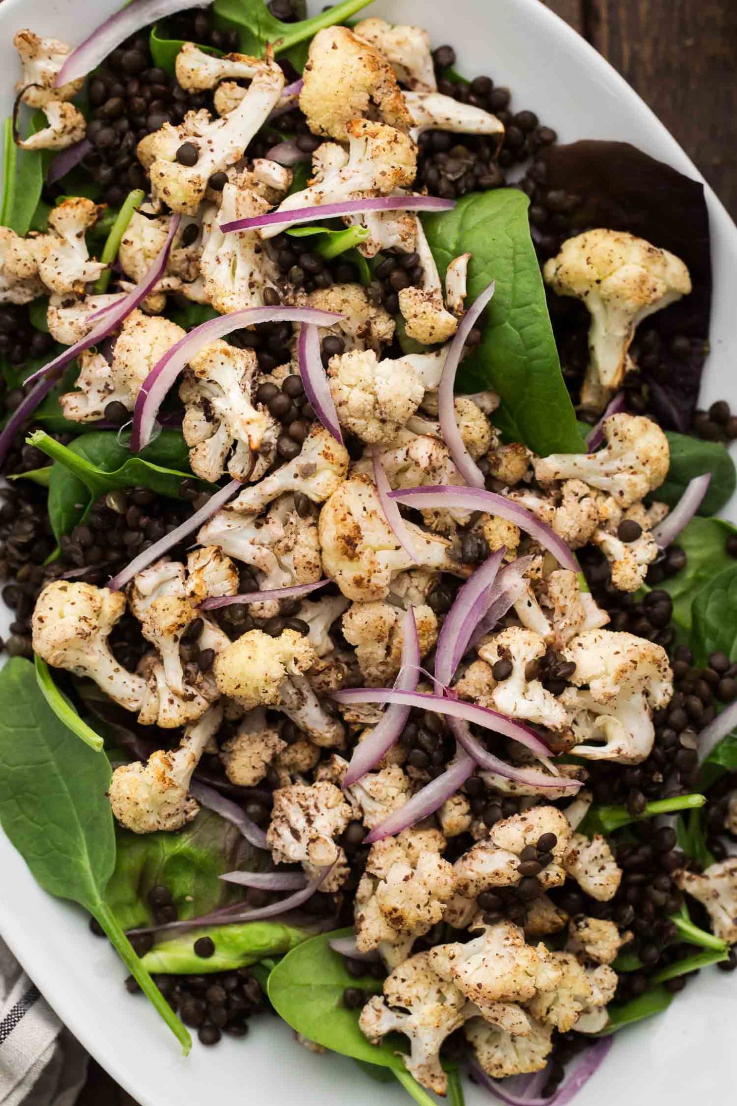 Sumac Cauliflower Salad with Lentils | Naturally Ella