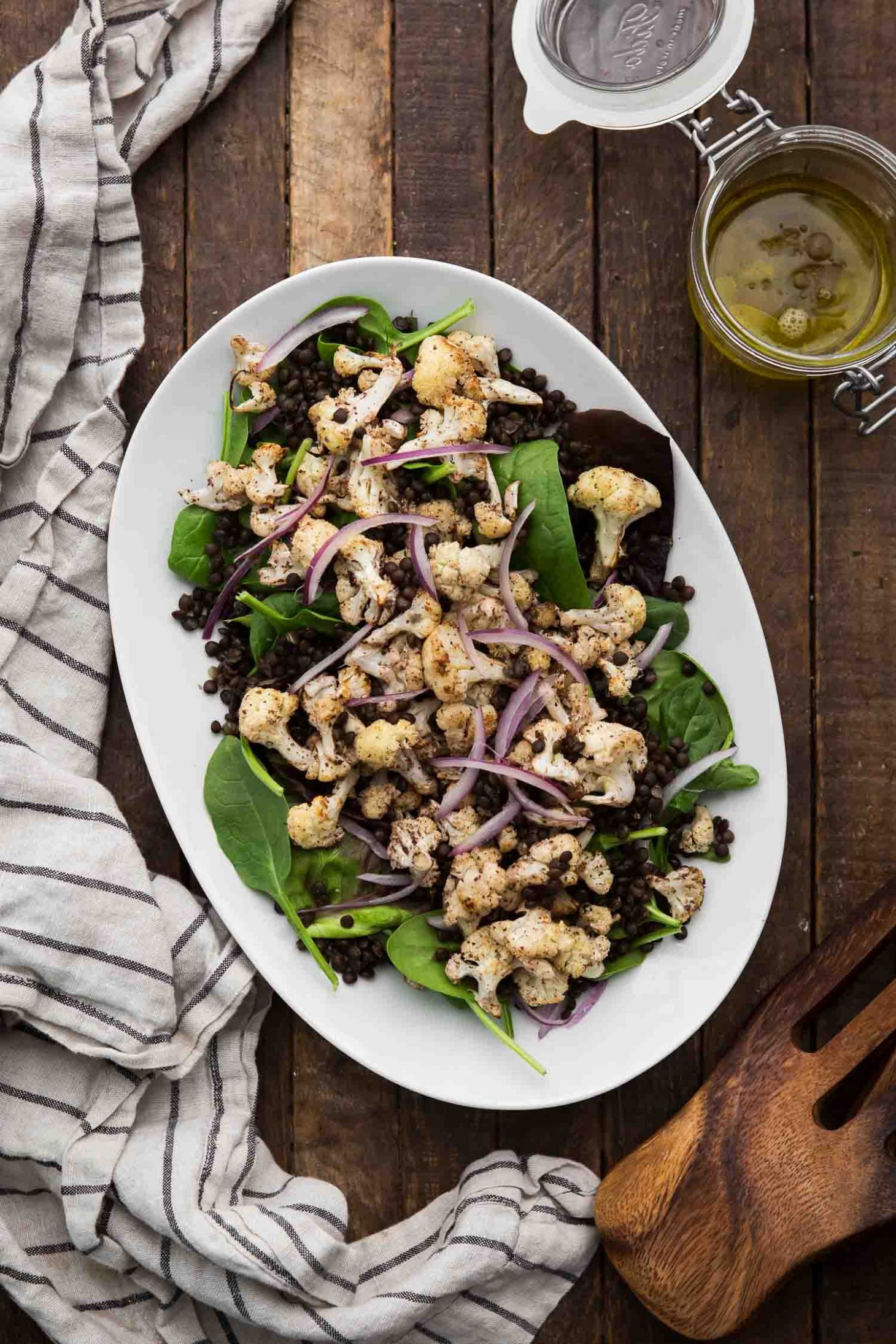 Sumac Cauliflower Salad with Lentils