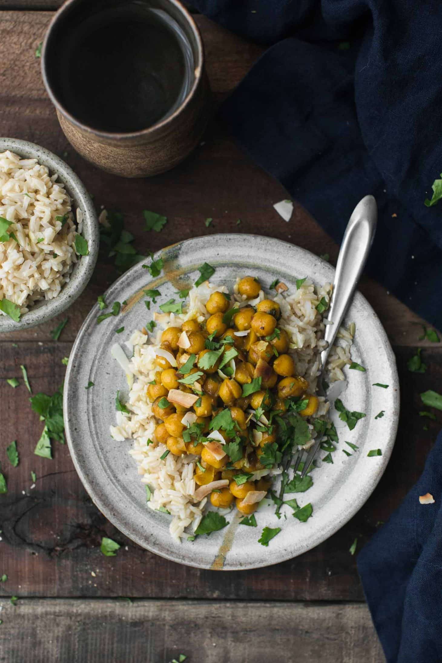 Turmeric Chickpeas with Ginger | N