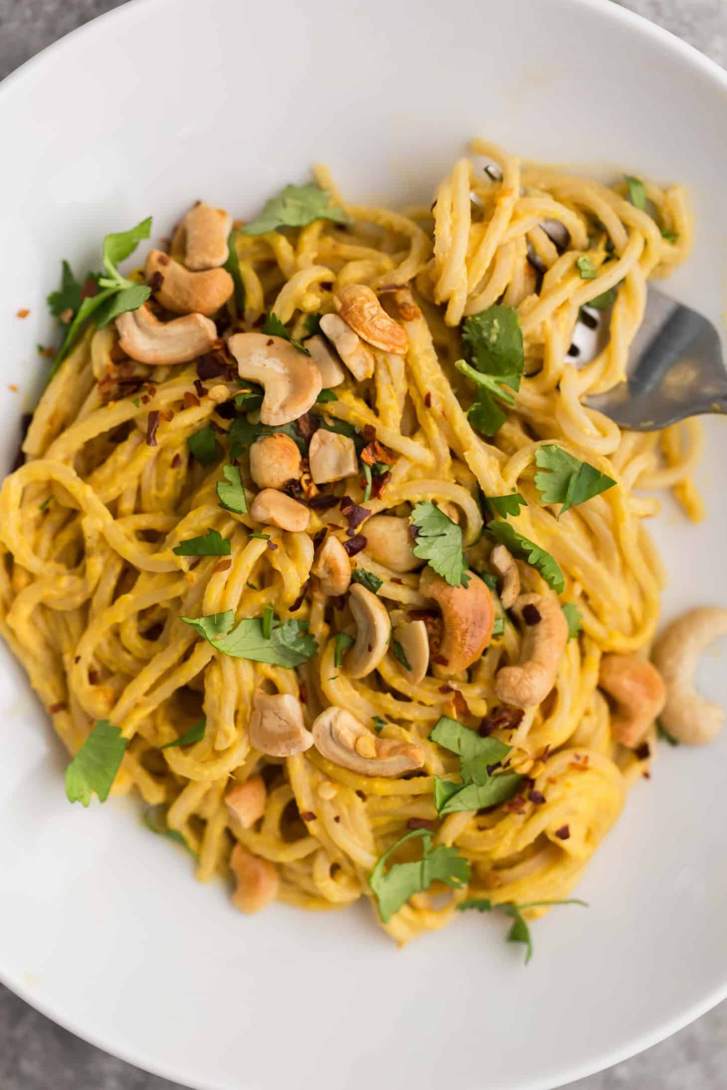 Cashew Carrot Ginger Noodles | Naturally Ella