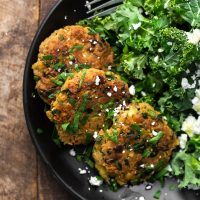 Spiced Chickpea Fritters | Naturally Ella