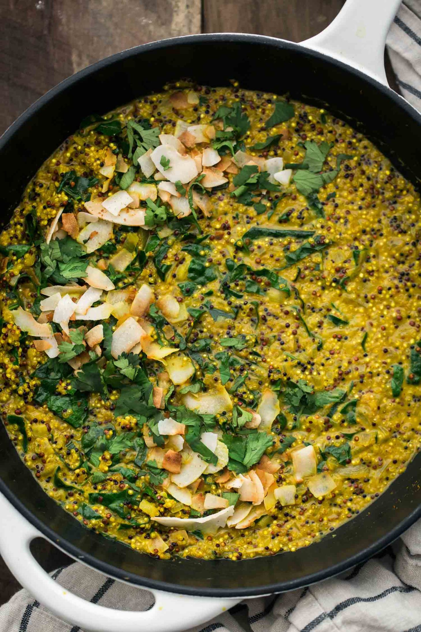 Coconut Turmeric Quinoa with Kale